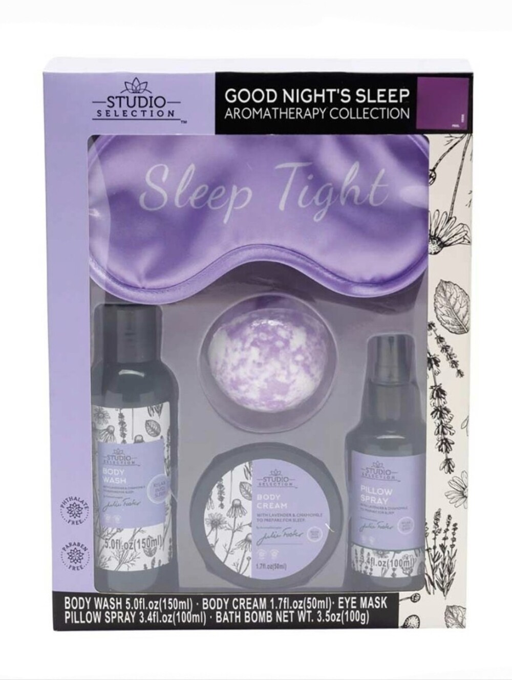Good Night's Sleep Lavender Aromatherapy Gift Set